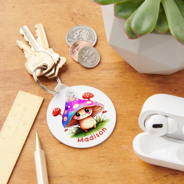 Cute Mushroom  Key Ring (Desk)