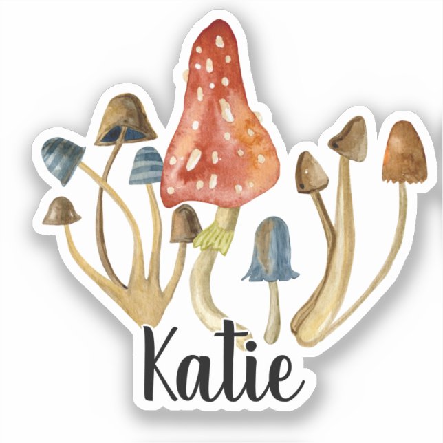 Cute Mushroom Monogram (Front)