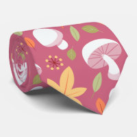 Cute Mushroom Neck tie | Emma B.