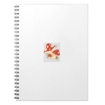 Cute Mushroom Notebook 