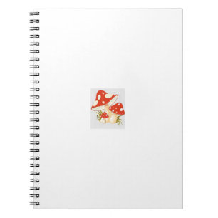 Cute Mushroom Notebook 