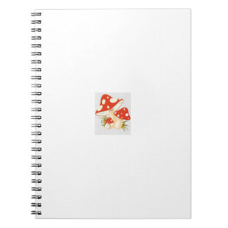 Cute Mushroom Notebook 