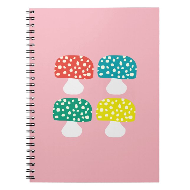 Cute Mushroom Notebook (Front)