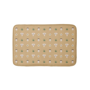 Cute Mushroom Pattern Bath Mat