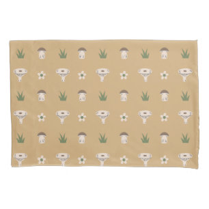 Cute Mushroom Pattern Pillow Case