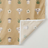 Cute Mushroom Pattern Tapestry
