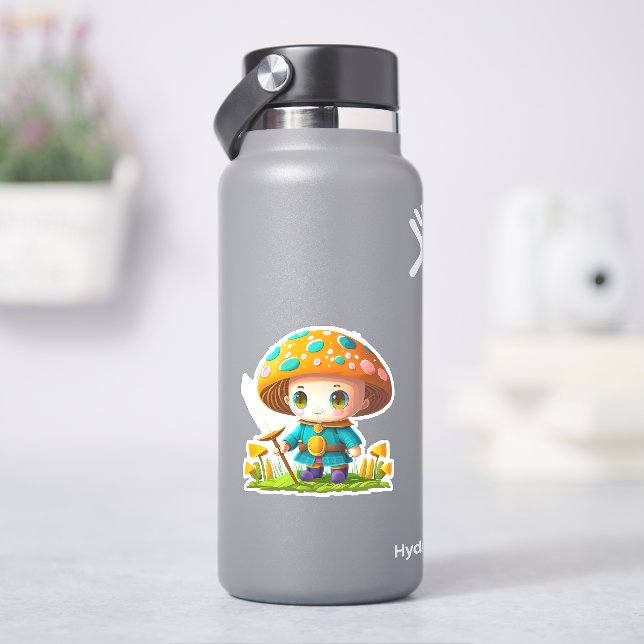 Cute mushroom sticker pack (HydroFlask)