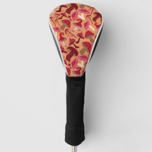 Cute Mushrooms Golf Head Cover
