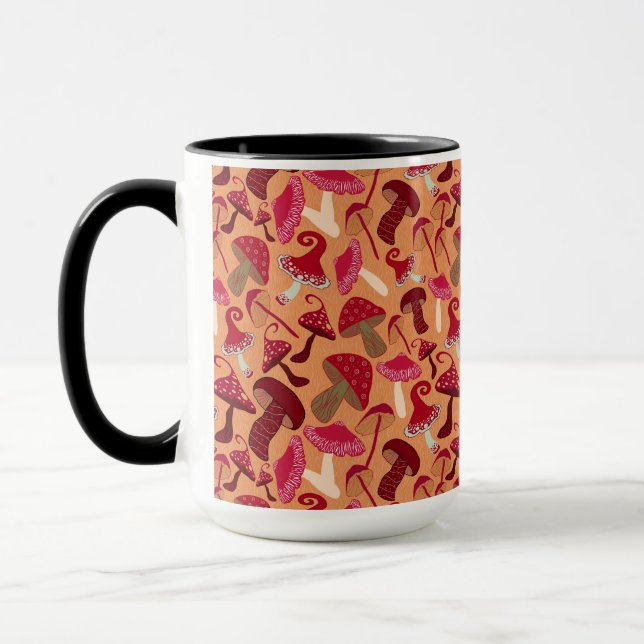 Cute Mushrooms Mug (Left)