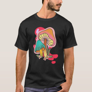 Cute Mushrooms Mycology Hunting Mushroom Men Women T-Shirt