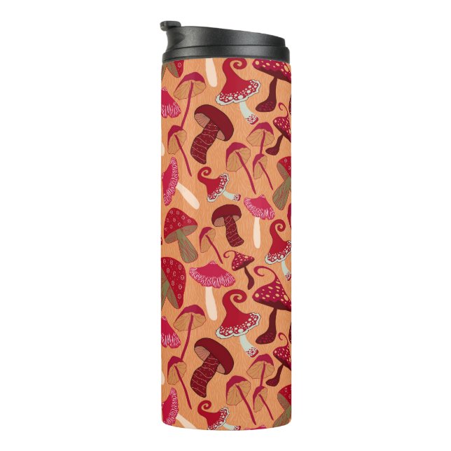  Cute Mushrooms Thermal Tumbler (Rotated Right)
