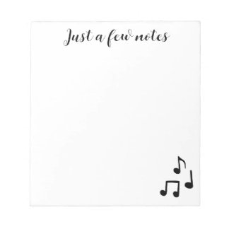 Cute Musical Note Pad