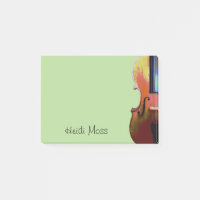 Cute Musical Violin Green