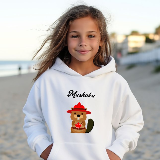 Cute Muskoka Canada Beaver with Red Hat (Creator Uploaded)