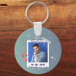 Cute My Boyfriend Birthday Gift  Key Ring<br><div class="desc">Celebrate your boyfriend’s big day with this adorable birthday gift design that’s perfect any Product. Featuring a lighthearted and sweet style,  it’s ideal for surprising him at a party,  romantic dinner,  or weekend getaway. A thoughtful keepsake he’ll love to wear or use all year round.</div>