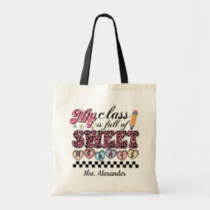 Cute My Class Full Of Sweet Hearts Personised Tote Bag