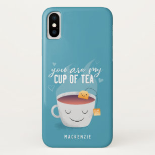 Cute My Cup of Tea   Add Name Case-Mate iPhone Case