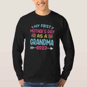 Cute My First Mother's Day As A Grandma 2022 Chris T-Shirt