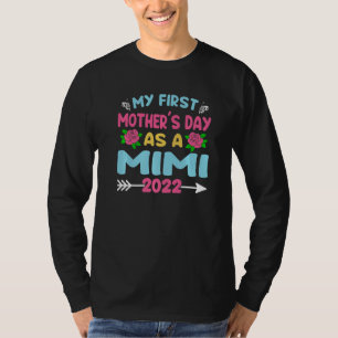 Cute My First Mother's Day As A Mimi 2022 Christma T-Shirt