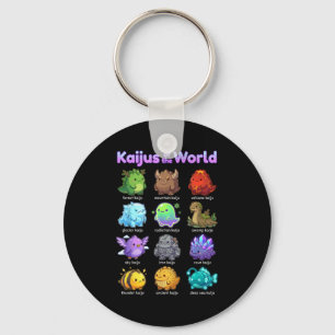 Cute Mythical Beast Collection Kawaii Kaiju Charac Key Ring