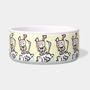 Cute Naive Cartoon Dog Watercolor