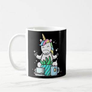 Cute Namaste Unicorn Do Yoga Gardening Coffee Mug