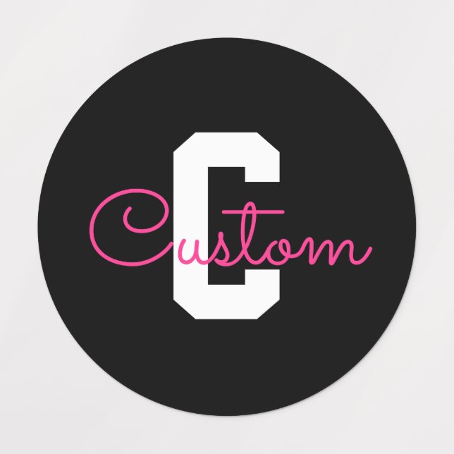 Cute Name & Monogram | Waterproof Clothing (Design 1)