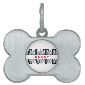 Cute name pet ID tag