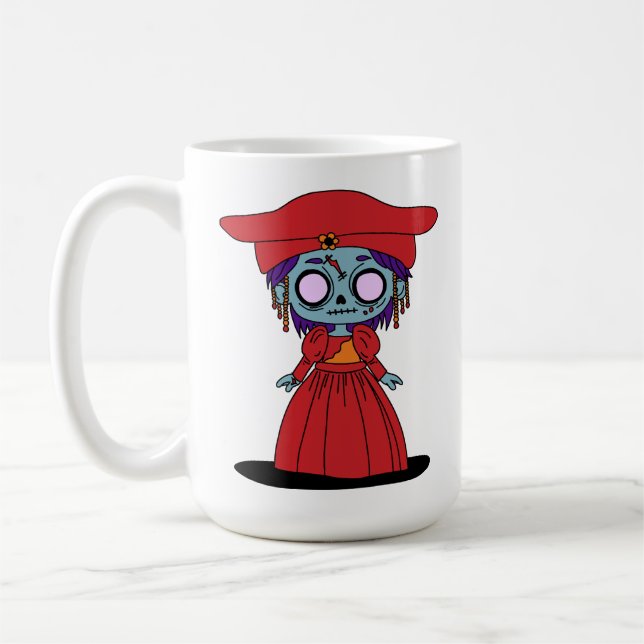 Cute Namibian Zombie Coffee Mug (Left)