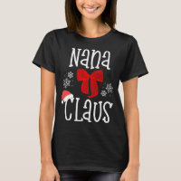 Cute Nana Claus Santa Grandma Christmas Pajama Fam