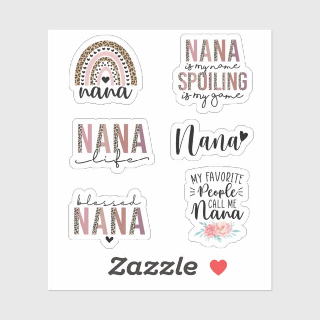 Cute Nana, Gift for Grandma, Grandmother Gift (Sheet)