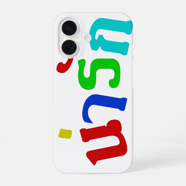 Cute ♦ Narak In Thai Language Script ♦ iPhone 16 Case (Back)
