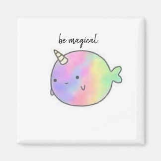 cute narwal magnet