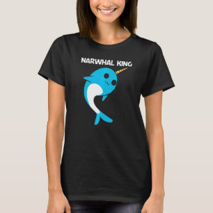 Cute Narwhal For Men Boys Narwhale Narwhal Tusk T-Shirt