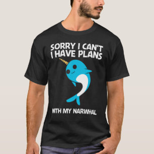 Cute Narwhal For Men Women Narwhale Narwhal Tusk 2 T-Shirt