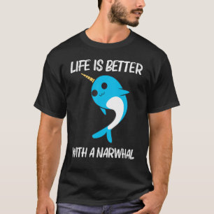 Cute Narwhal For Men Women Narwhale Narwhal Tusk T-Shirt