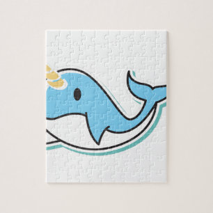 Cute Narwhal Jigsaw Puzzle