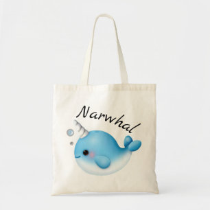 Cute Narwhal Tote Bag