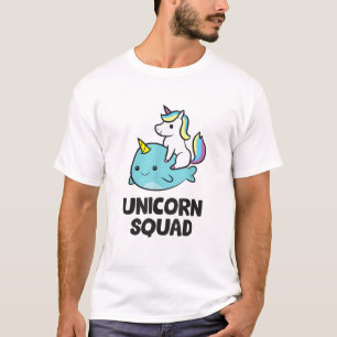 Cute Narwhal Unicorn Squad Funny Unicorn And Narwh T-Shirt