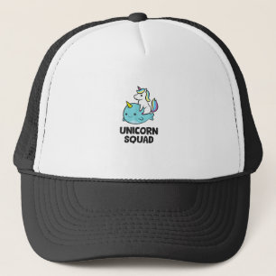 Cute Narwhal Unicorn Squad Funny Unicorn And Narwh Trucker Hat