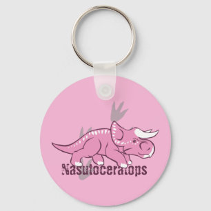 Cute Nasutoceratops Key Ring
