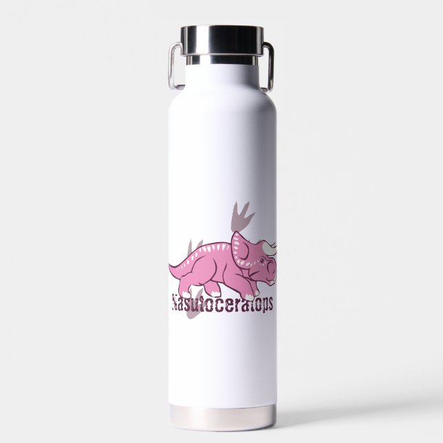 Cute Nasutoceratops Water Bottle (Front)