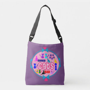 😻🐾↷❤Cute Naughty Cat Family Fabulous Classic Crossbody Bag