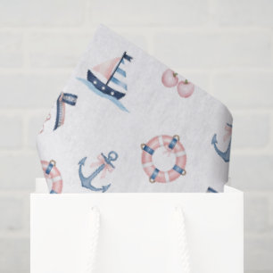 Cute Nautical and Coquette Infusion!  Tissue Paper