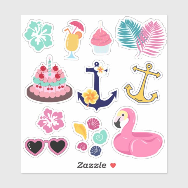  Cute Nautical Birthday (Sheet)