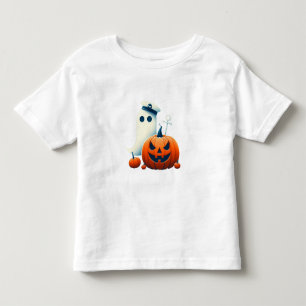 Cute, Nautical/coastal Halloween ghost/pumpkins Toddler T-Shirt