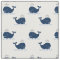 Cute Navy Blue and White Nautical Whales Pattern