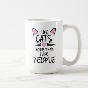 Cute Neon Cat Mug – Kawaii Glow Heart Design