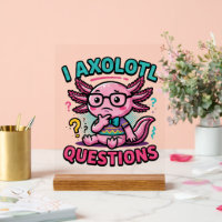 Cute Nerd Axolotl I Axolotl Questions Marks Meme