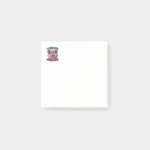 Cute Nerd Axolotl I Axolotl Questions Marks Meme Post-it Notes
